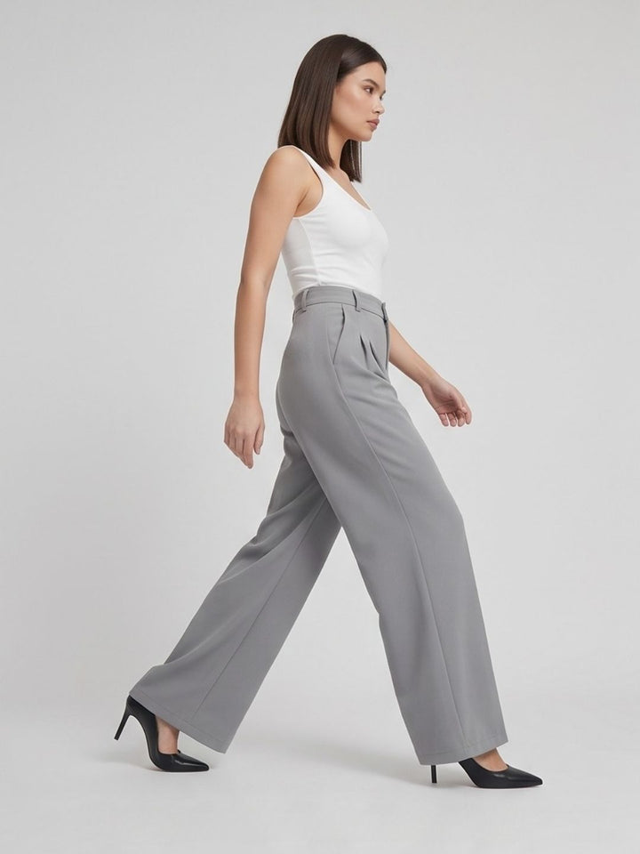 CLASSIC KOREAN DOUBLE PLEATES PANTS