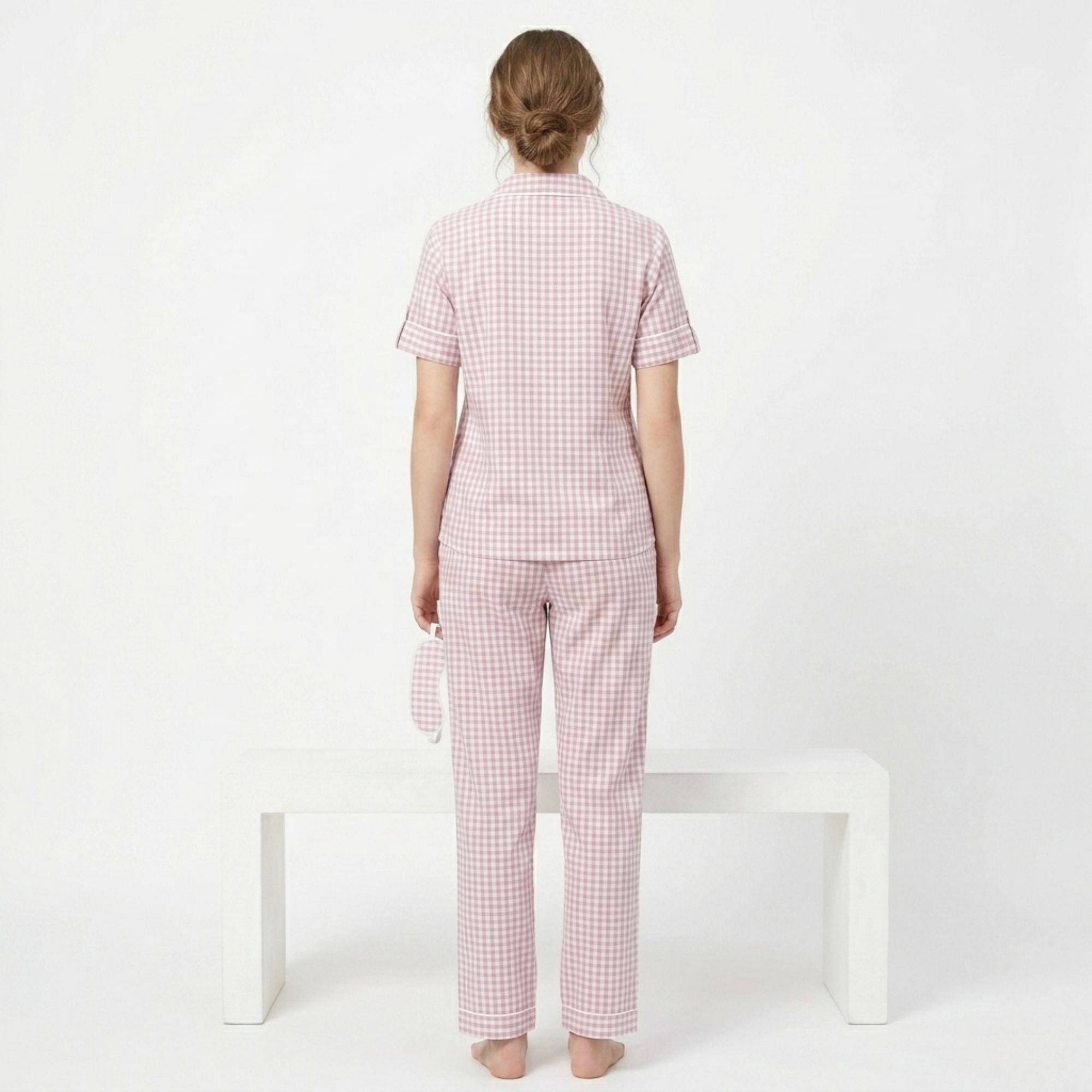 THE HERITAGE SLEEP SET BABY PINK