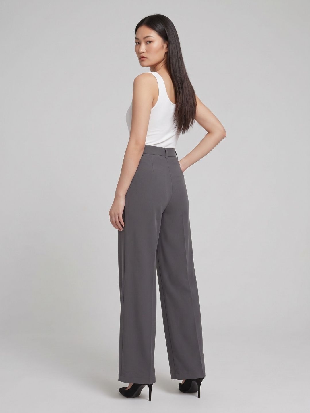 KOREAN WIDE LEG PANTS