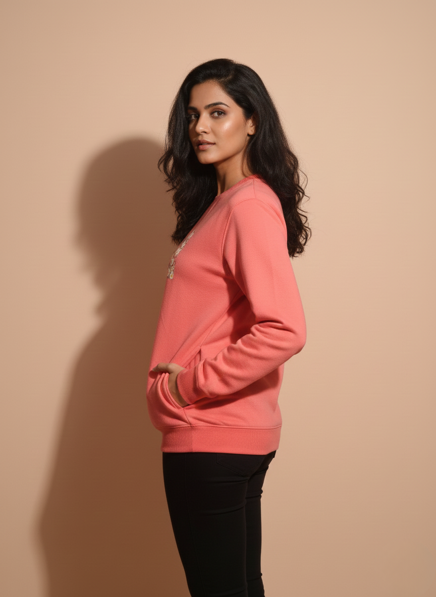 Elegant Red Sweatshirt