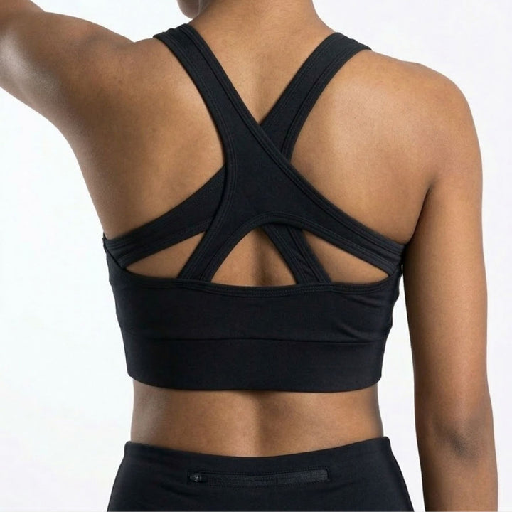 CrissCross Sports Bra Black
