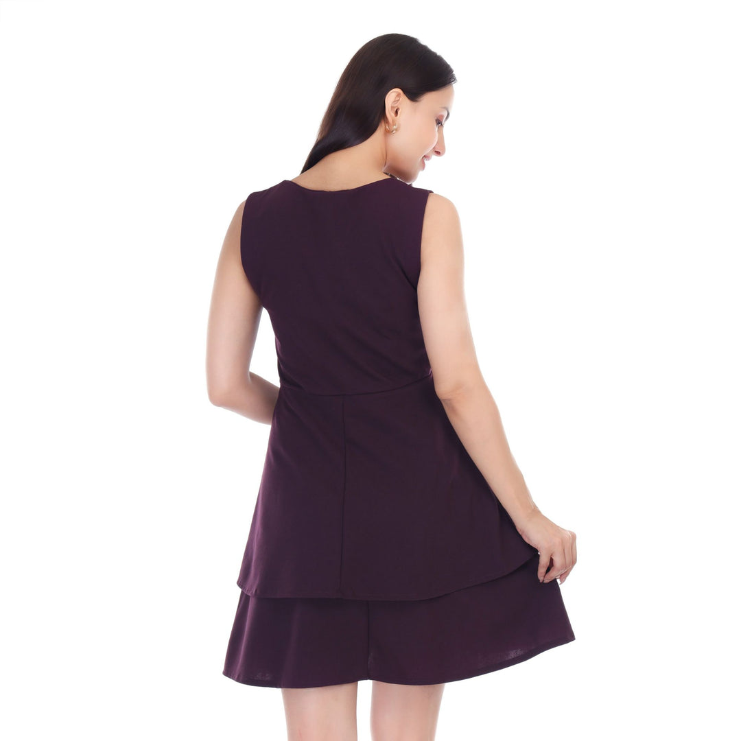 FRILLFLAUNT MINI DRESS