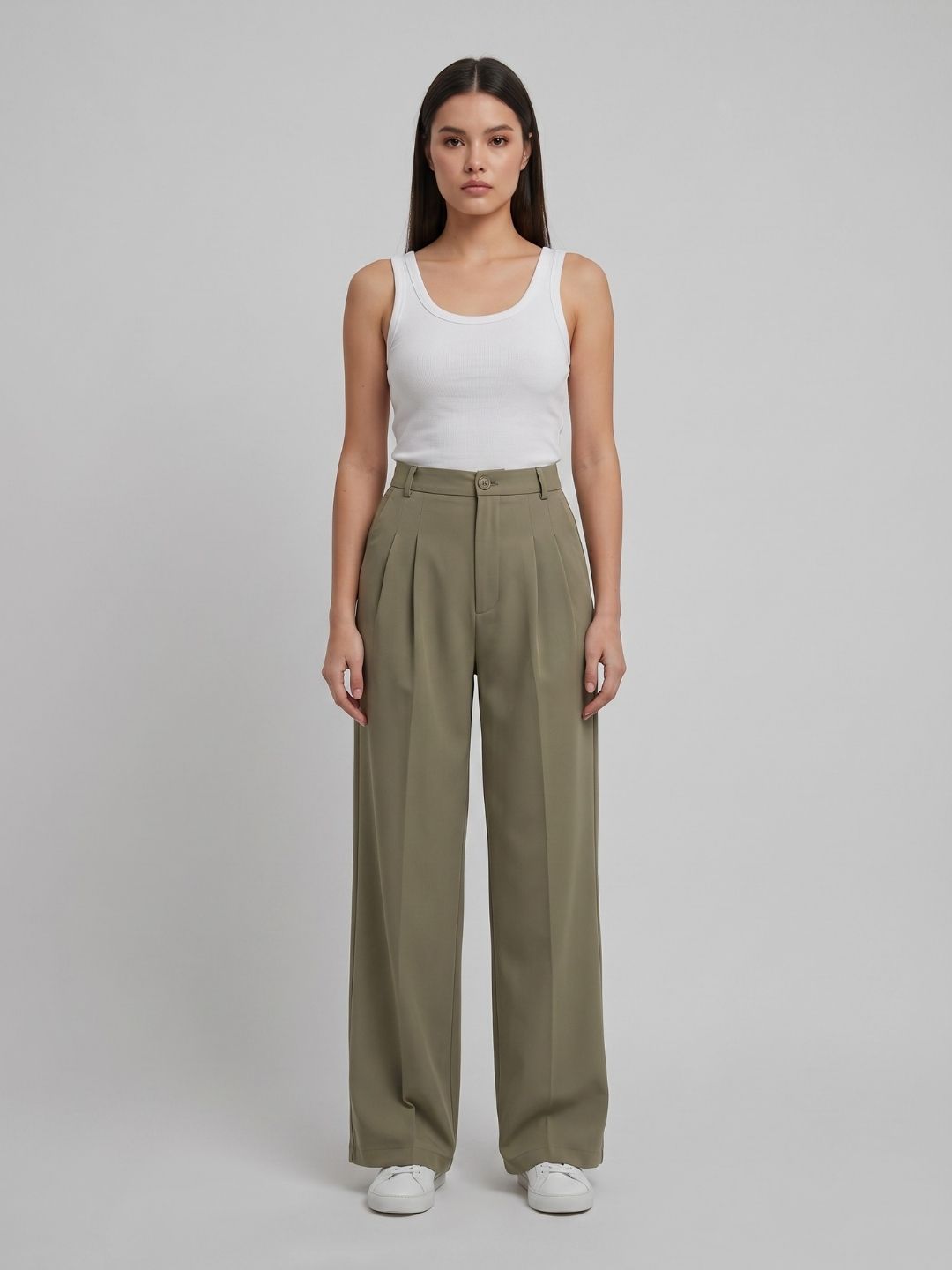 CLASSIC KOREAN DOUBLE PLEATES PANTS