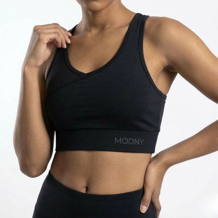 CrissCross Sports Bra Black