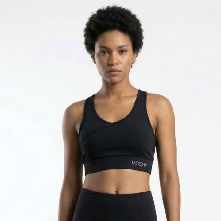 CrissCross Sports Bra Black