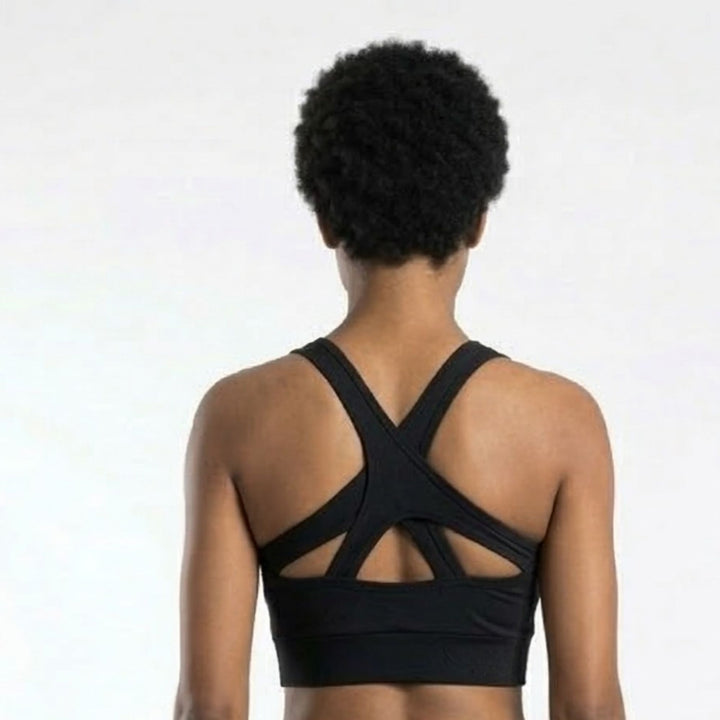 CrissCross Sports Bra Black