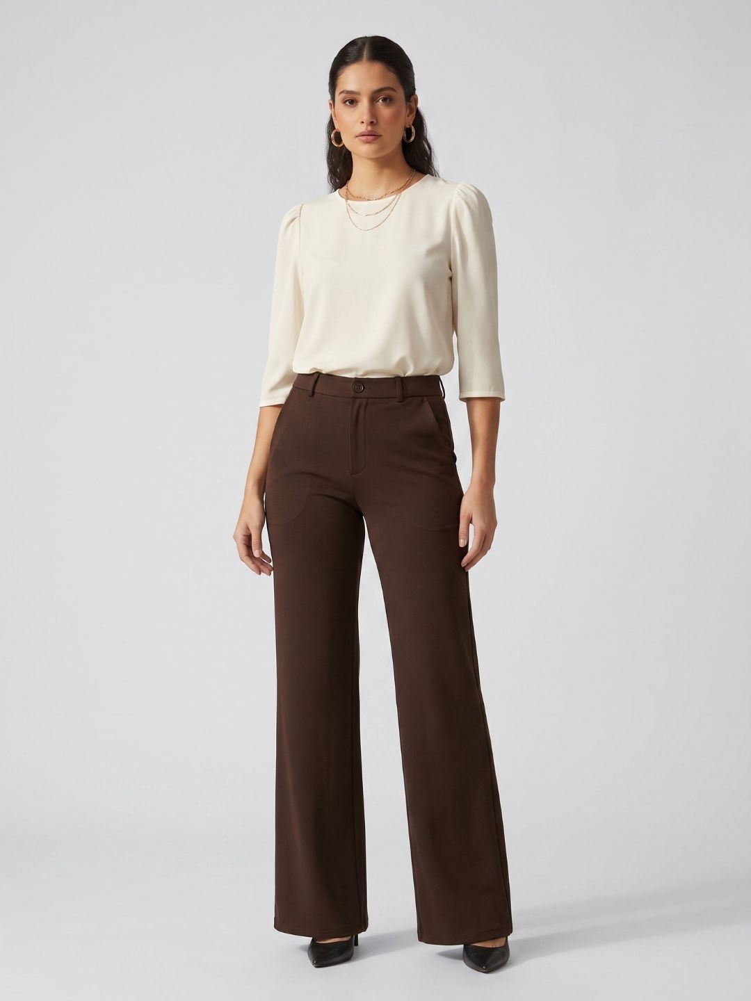 KOREAN WIDE LEG PANTS
