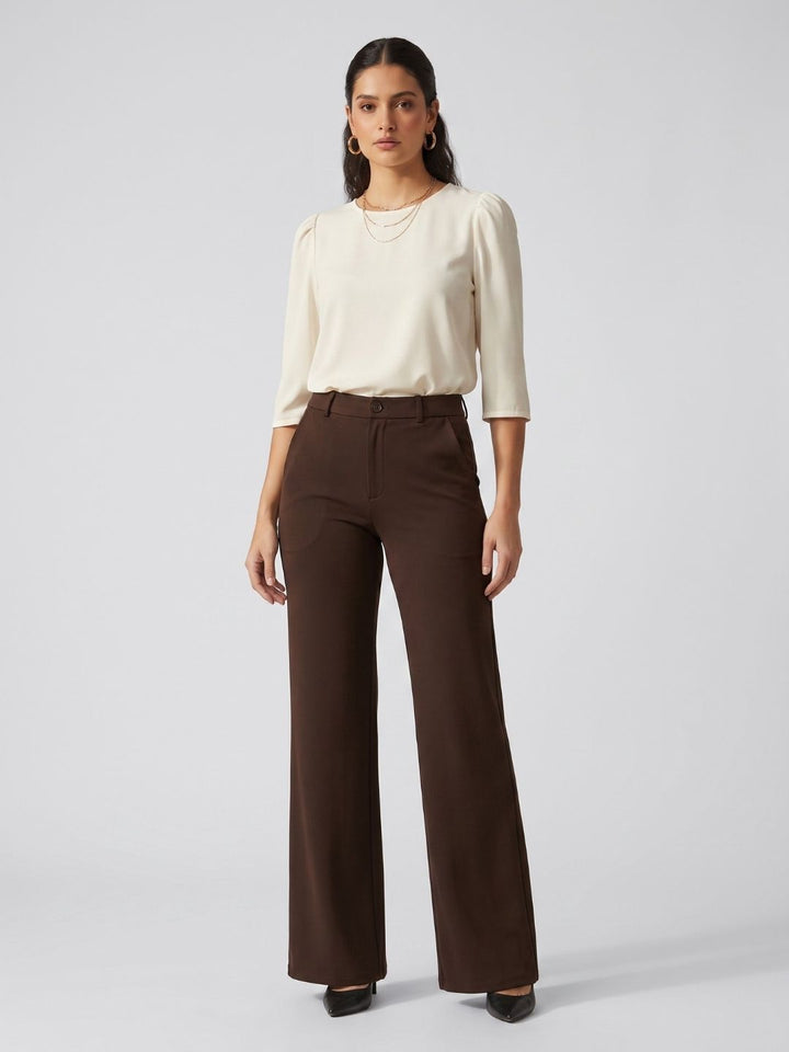 KOREAN WIDE LEG PANTS