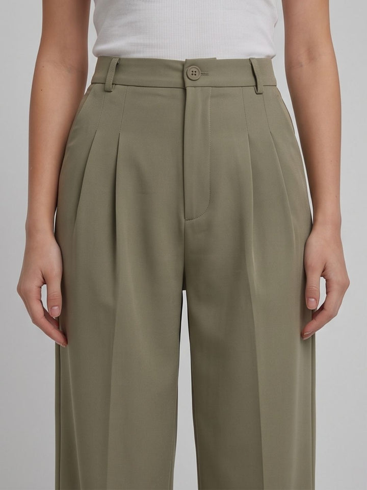 CLASSIC KOREAN DOUBLE PLEATES PANTS