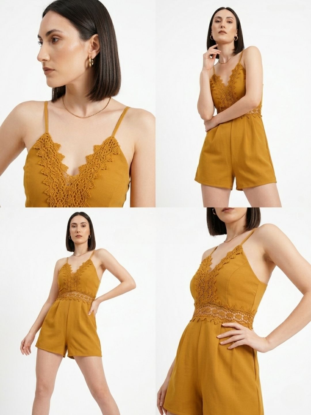 EMBROIDERED STRAPPY JUMPSUIT