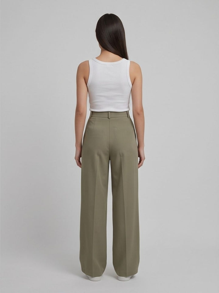 CLASSIC KOREAN DOUBLE PLEATES PANTS