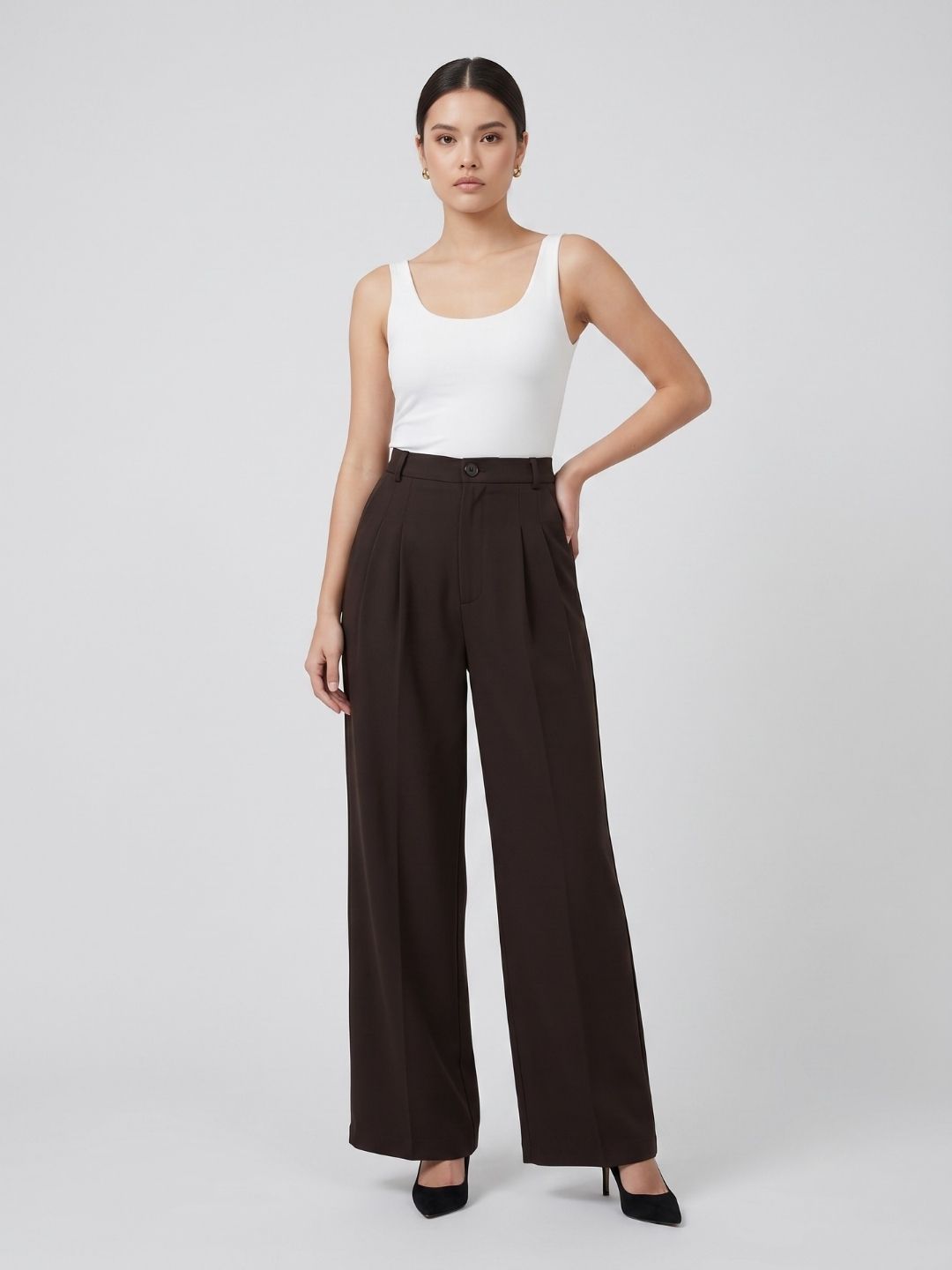 CLASSIC KOREAN DOUBLE PLEATES PANTS