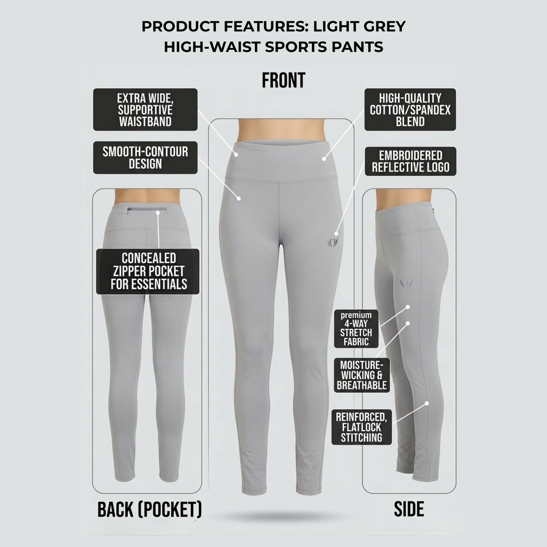 FlexFit Sports Pants Grey
