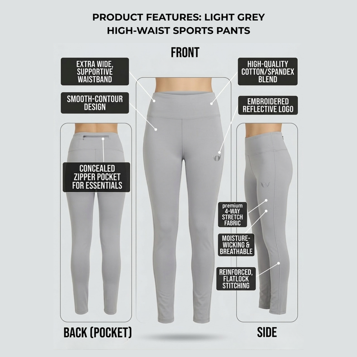FlexFit Sports Pants Grey