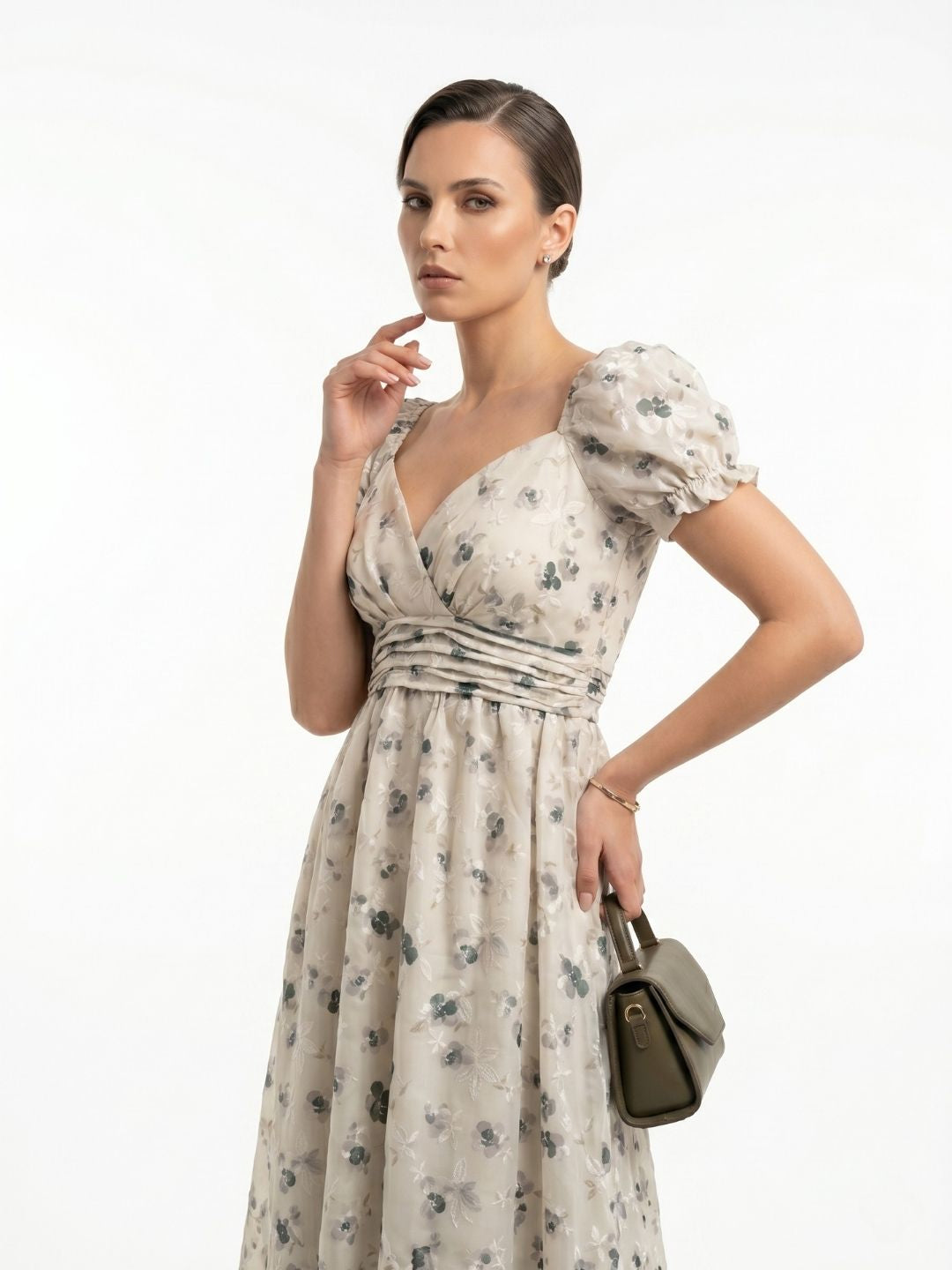 FLORAL PRINTED MINI DRESS