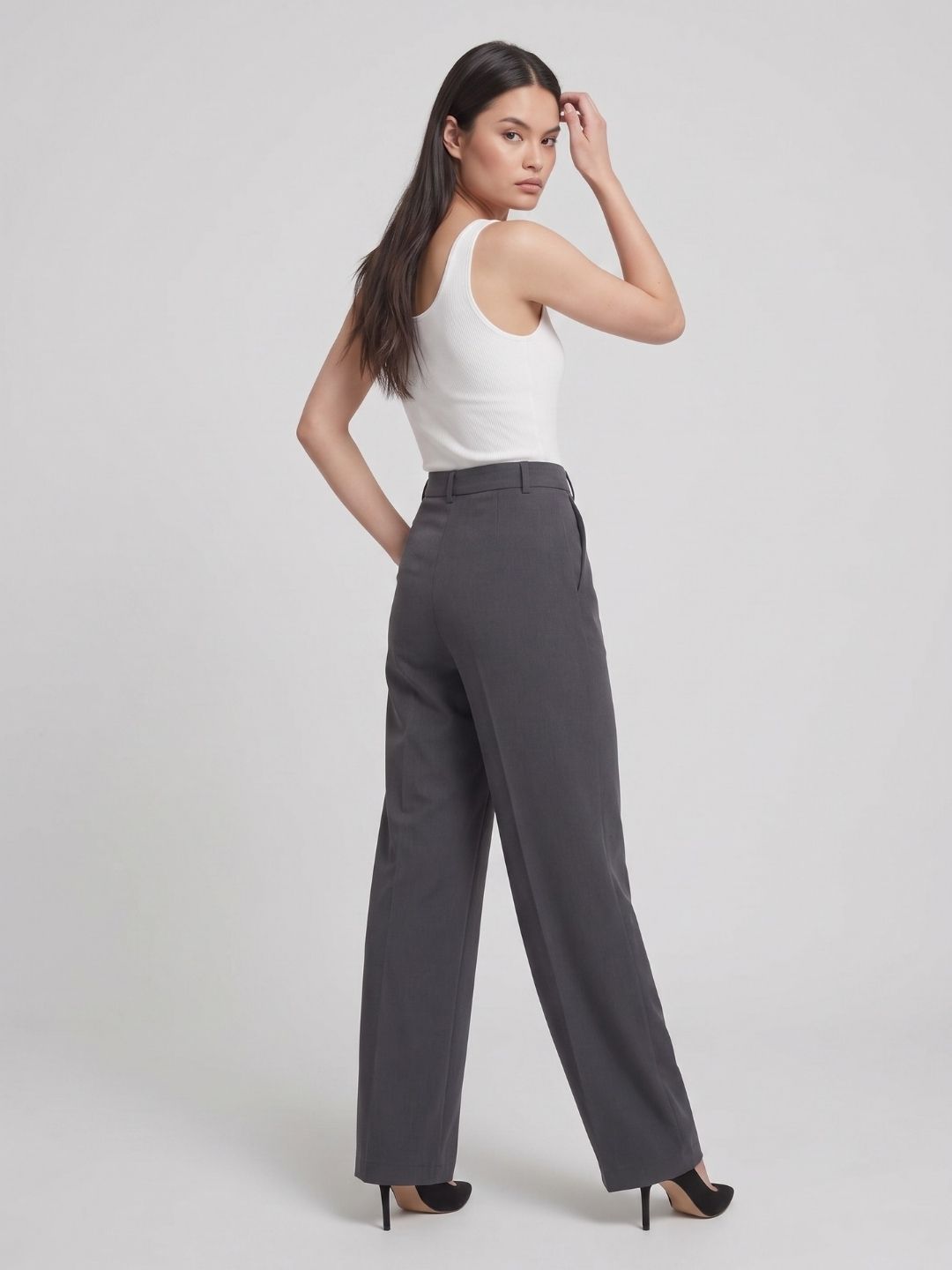 KOREAN WIDE LEG PANTS