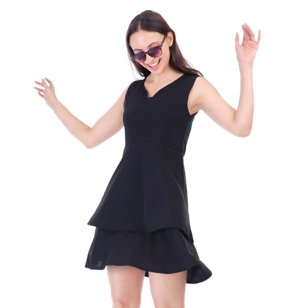 FRILLFLAUNT MINI DRESS