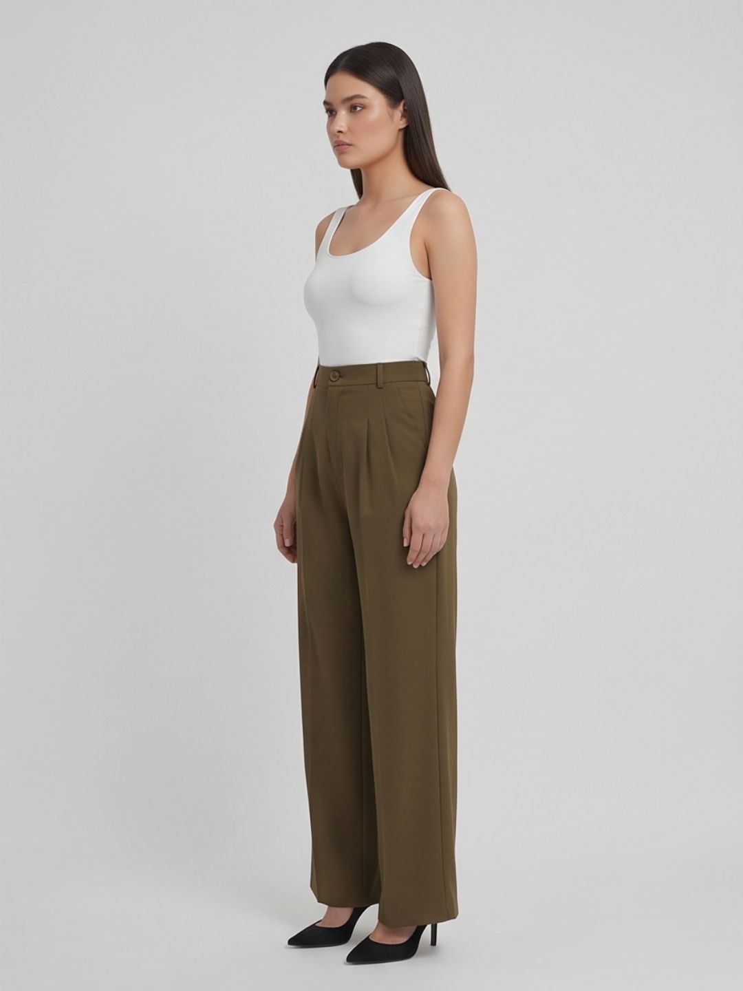 CLASSIC KOREAN DOUBLE PLEATES PANTS