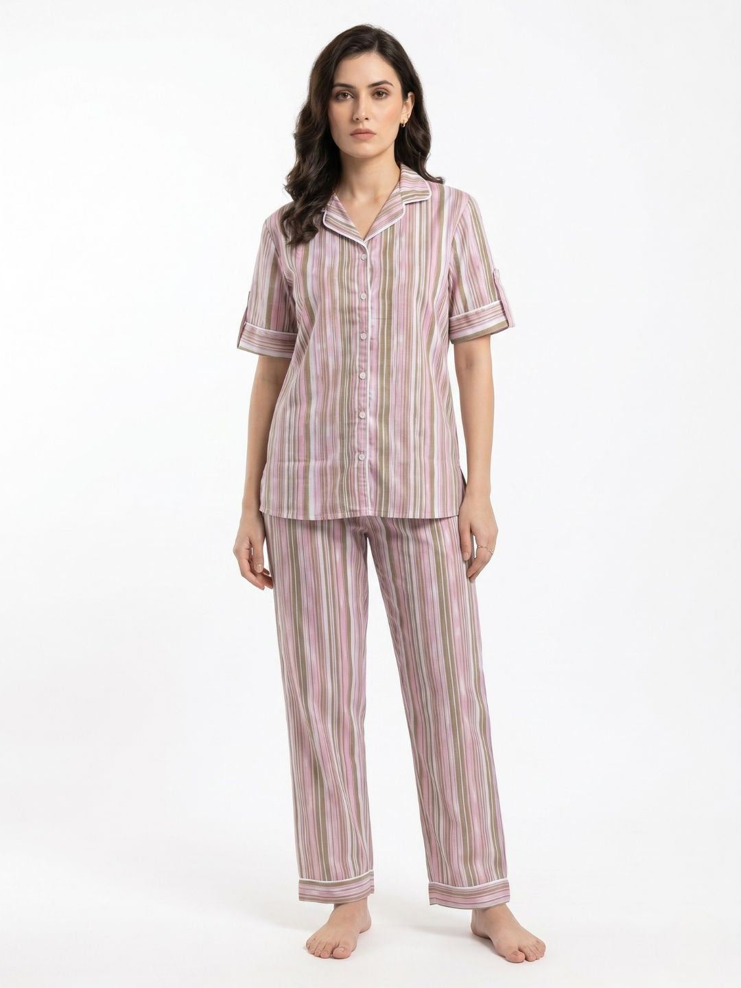 THE HERITAGE SLEEP SET BLUSH & OLIVE
