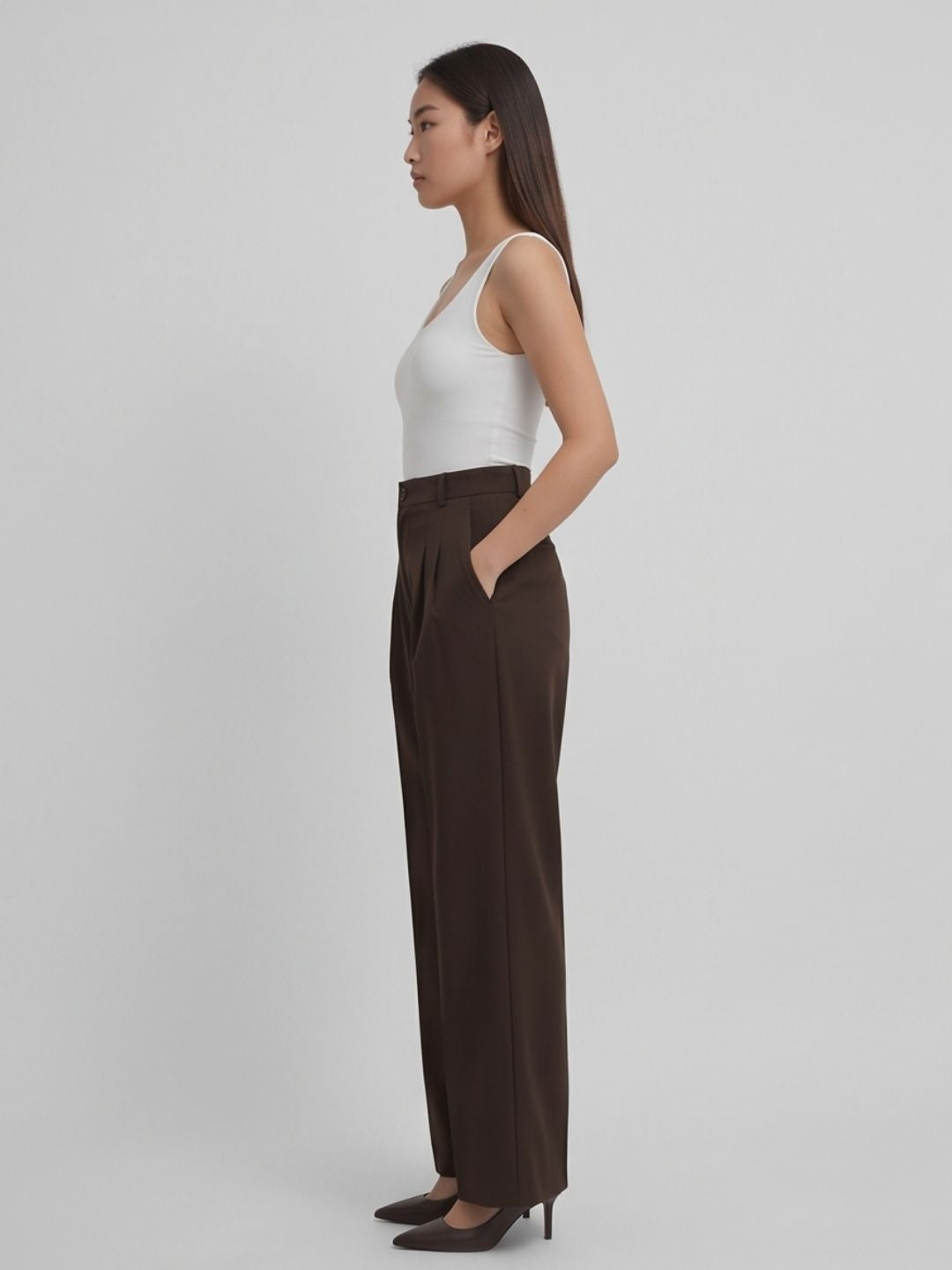CLASSIC KOREAN DOUBLE PLEATES PANTS