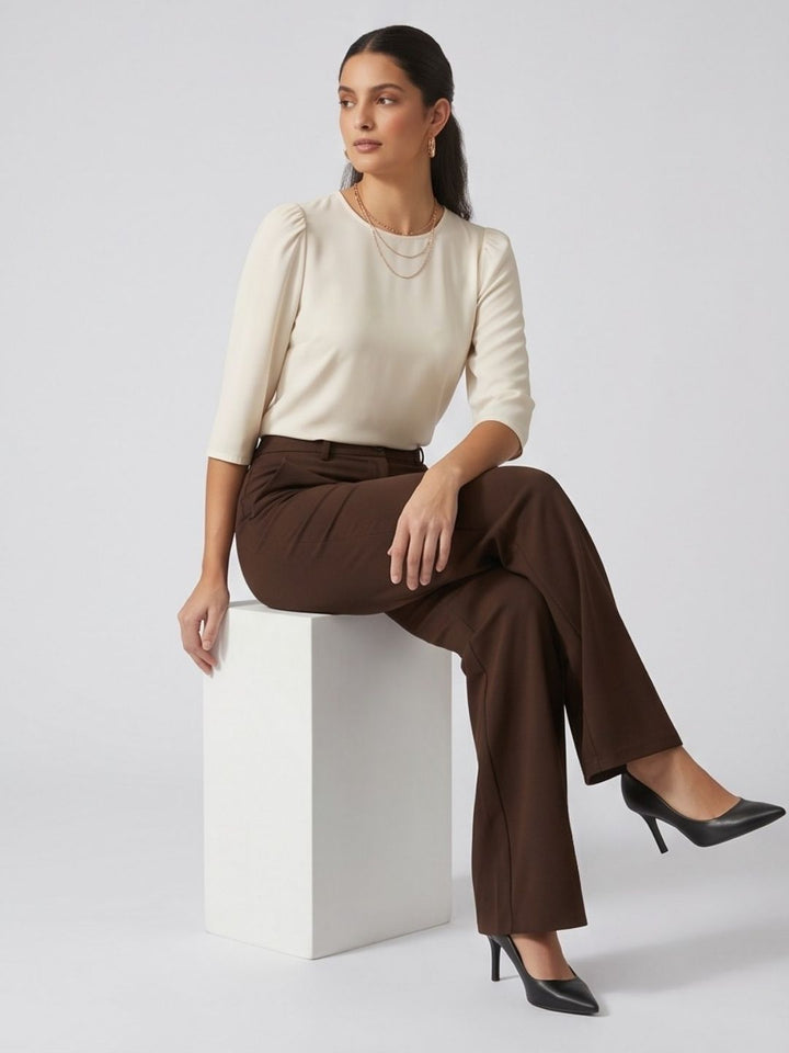 KOREAN WIDE LEG PANTS