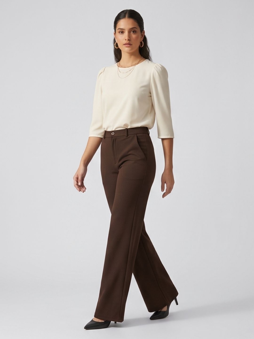 KOREAN WIDE LEG PANTS