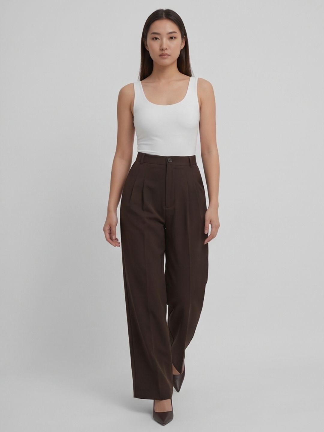 CLASSIC KOREAN DOUBLE PLEATES PANTS