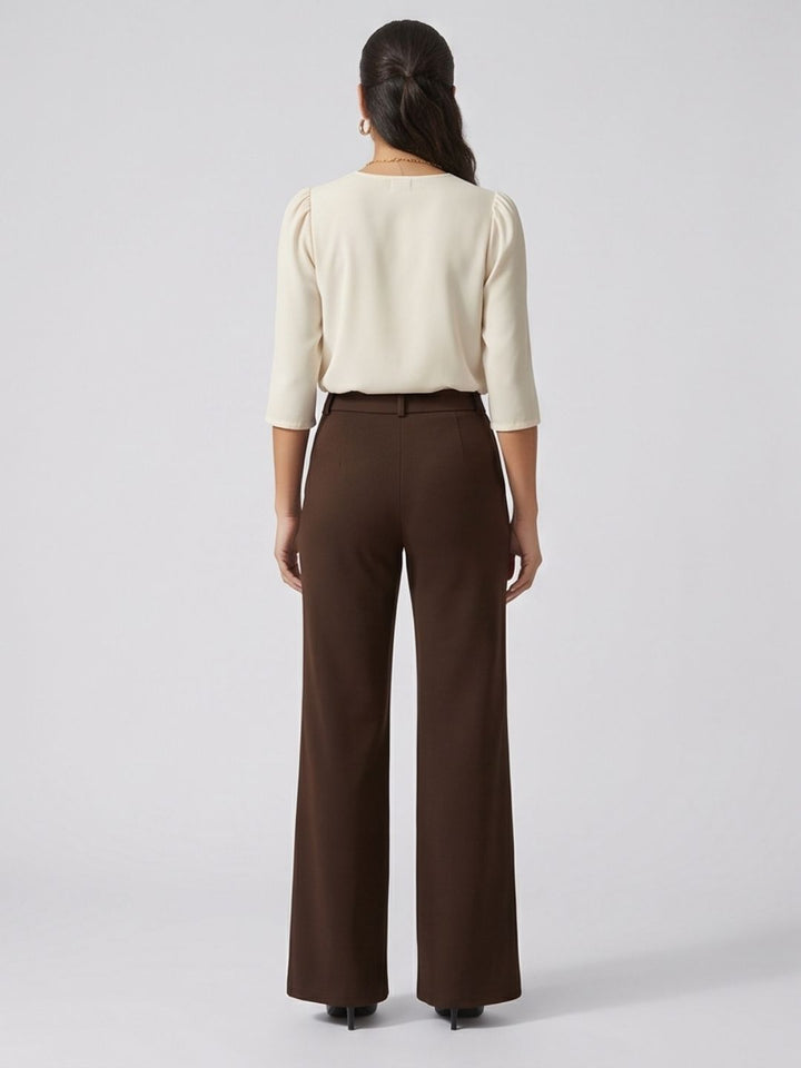 KOREAN WIDE LEG PANTS