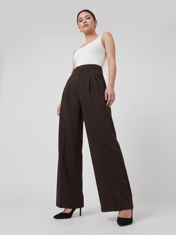 CLASSIC KOREAN DOUBLE PLEATES PANTS