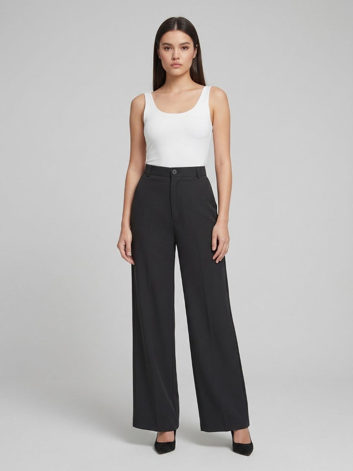 KOREAN WIDE LEG PANTS
