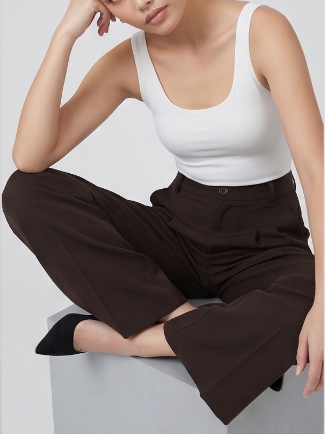 CLASSIC KOREAN DOUBLE PLEATES PANTS