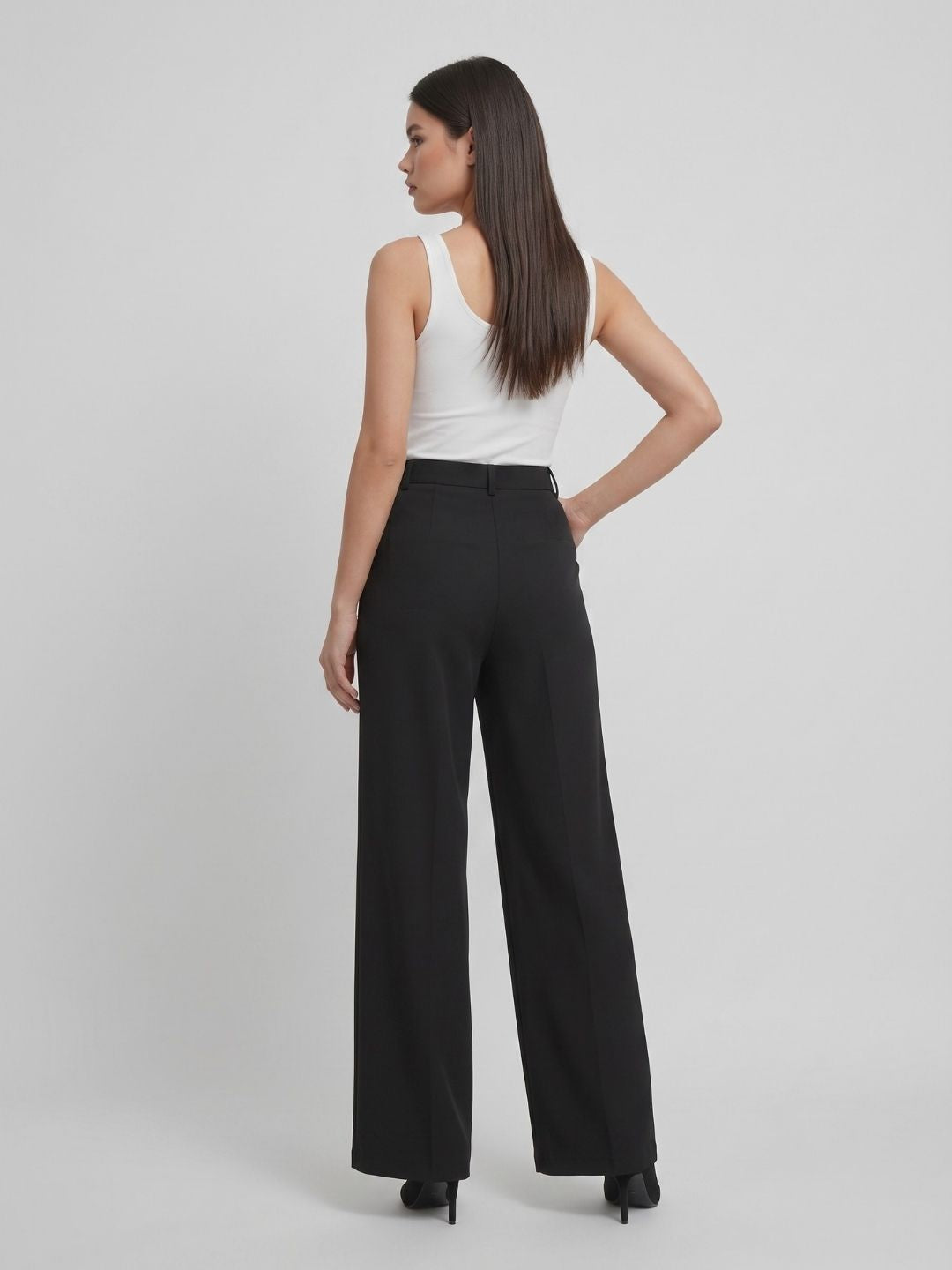 KOREAN WIDE LEG PANTS