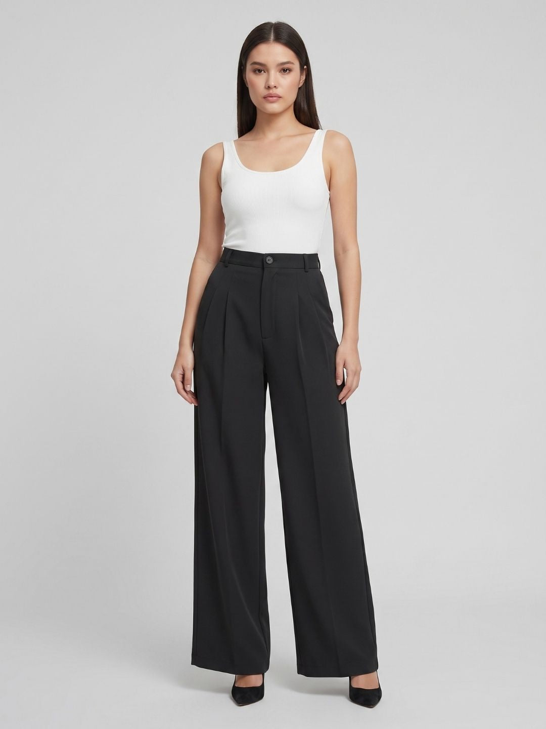 CLASSIC KOREAN DOUBLE PLEATES PANTS