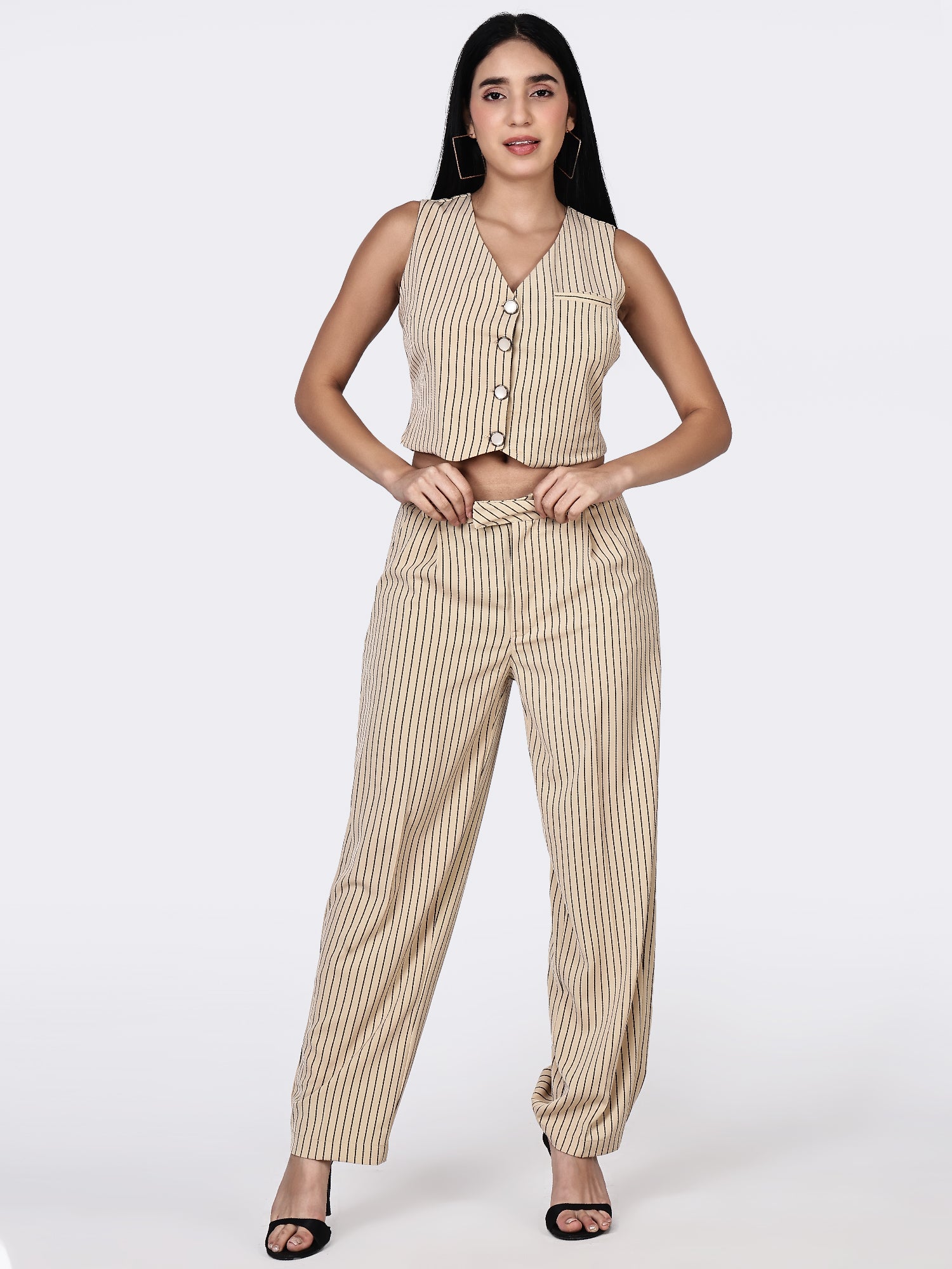 PINSTRIPE POWER CO-ORD SET
