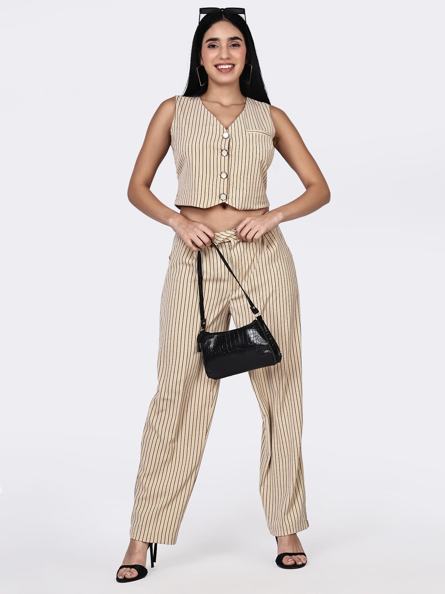 PINSTRIPE POWER CO-ORD SET