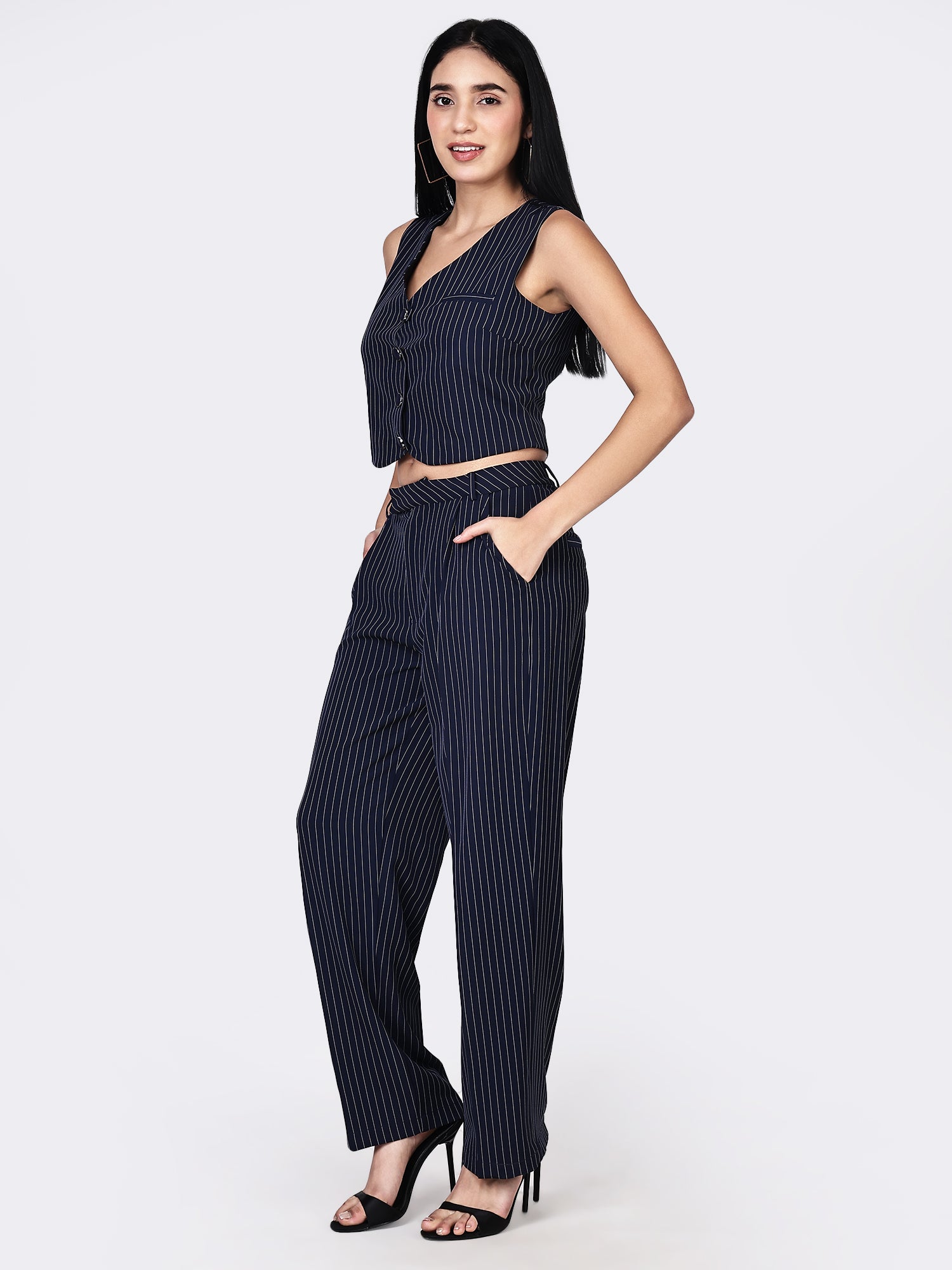 PINSTRIPE POWER CO-ORD SET