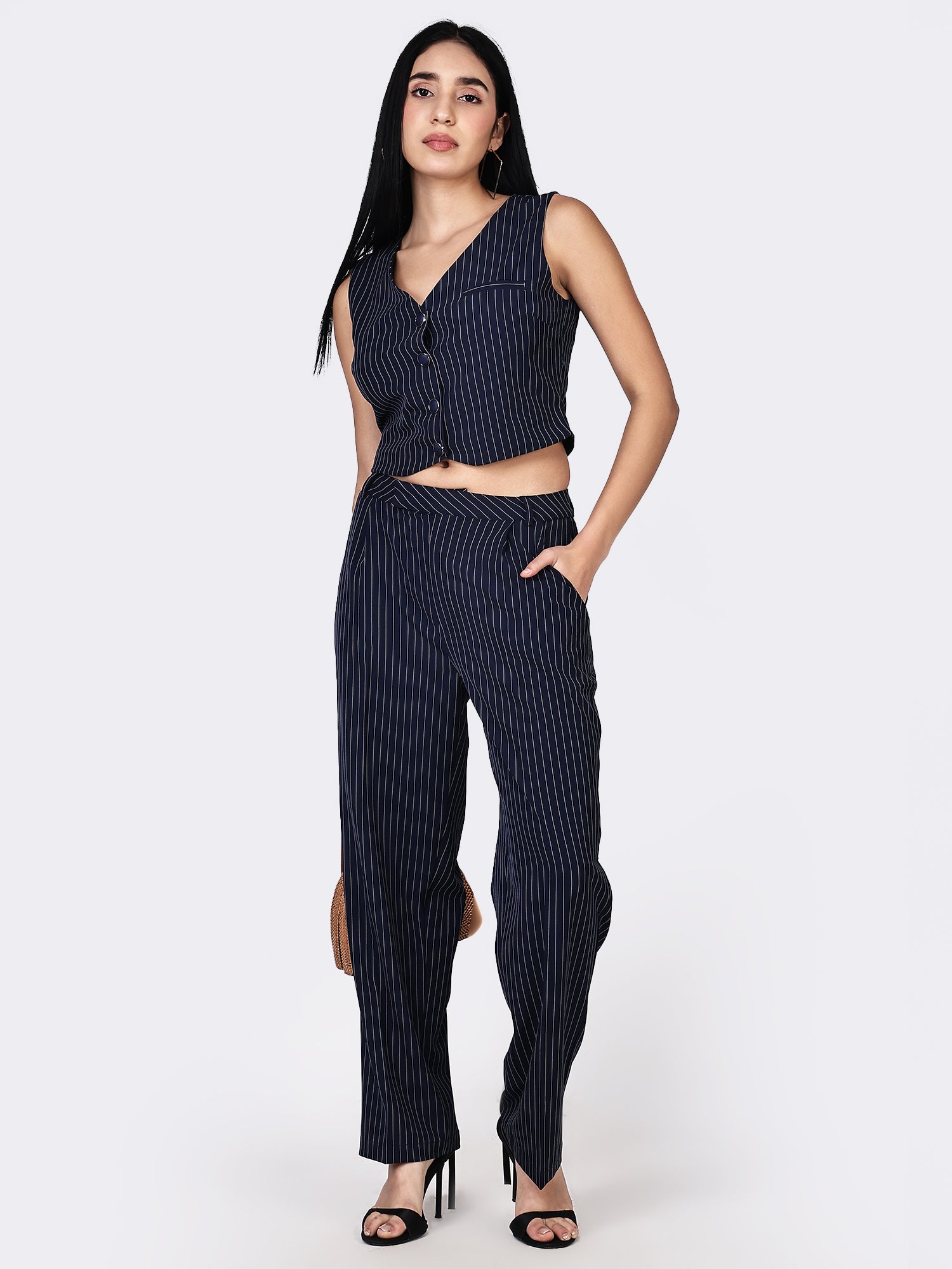 PINSTRIPE POWER CO-ORD SET