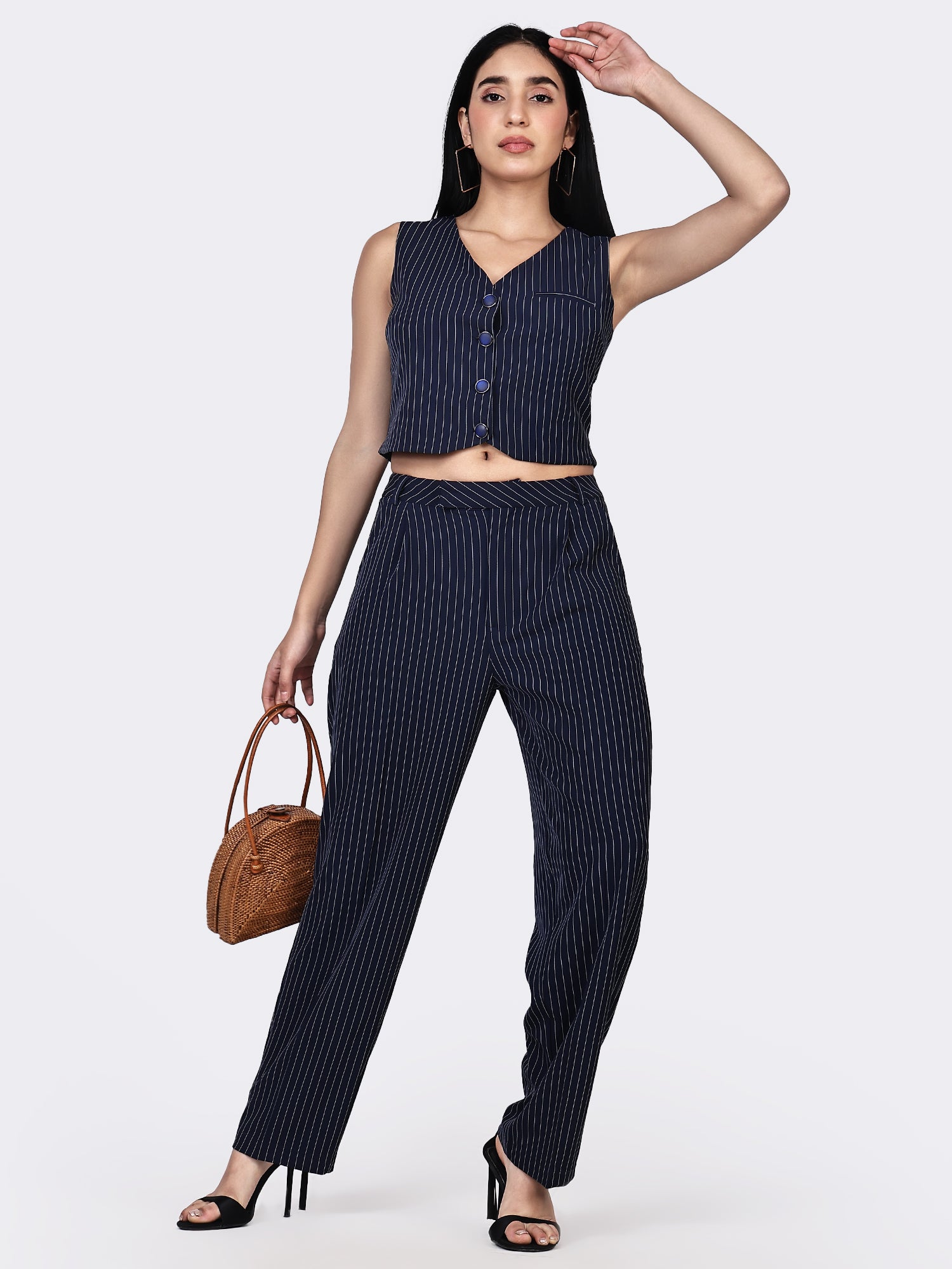PINSTRIPE POWER CO-ORD SET