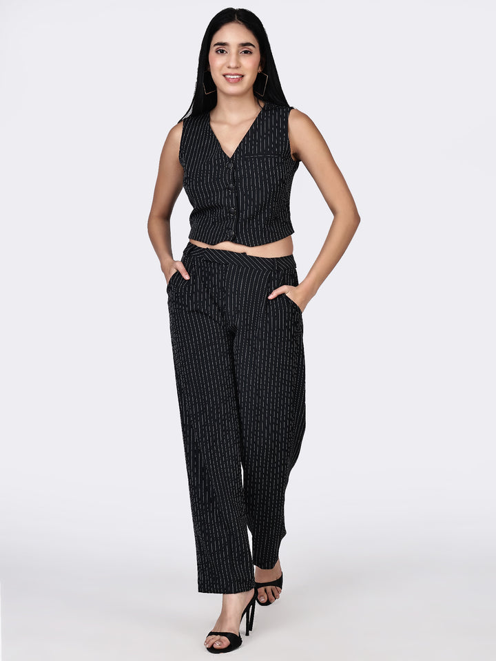 PINSTRIPE POWER CO-ORD SET