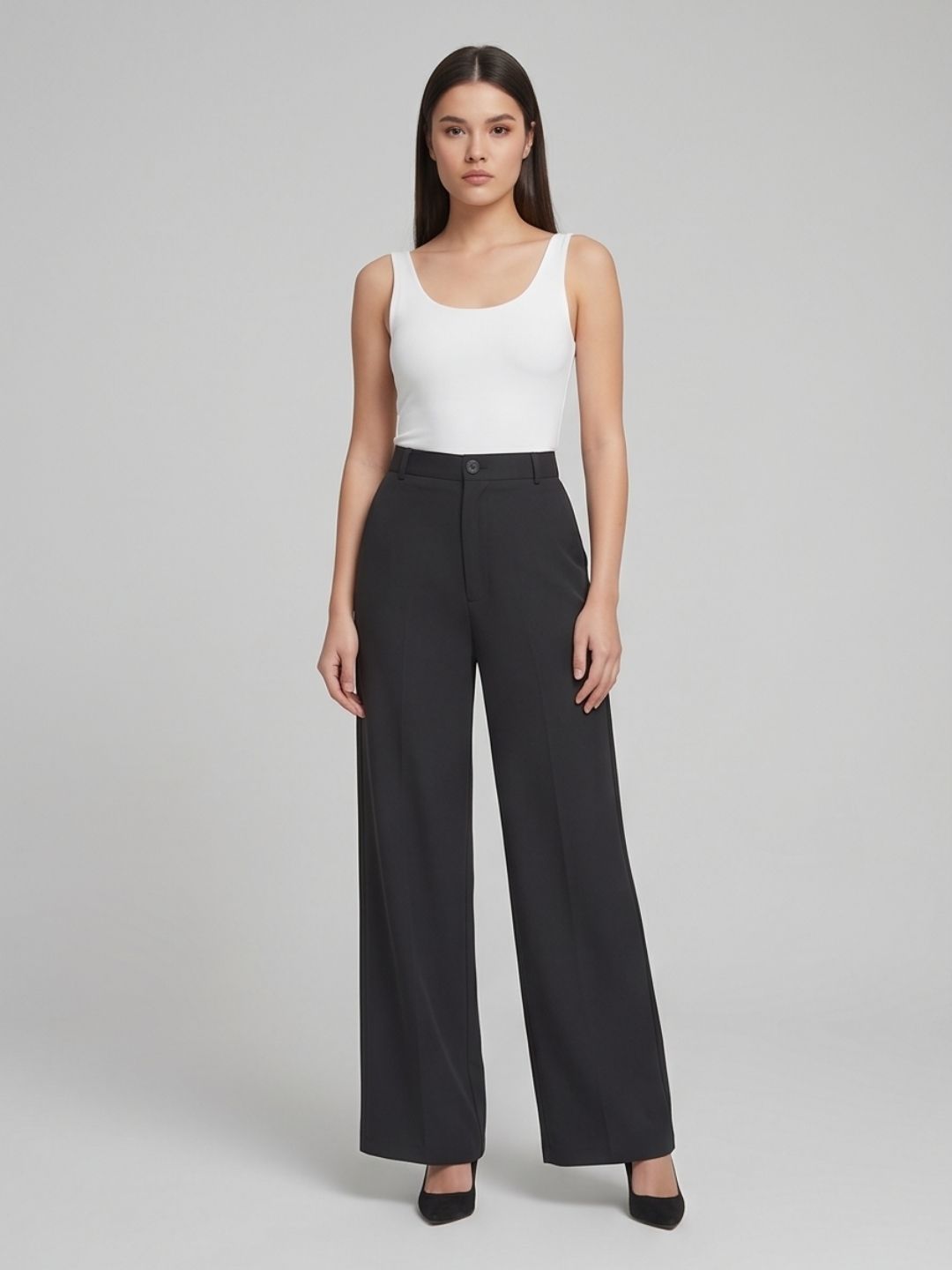 KOREAN WIDE LEG PANTS