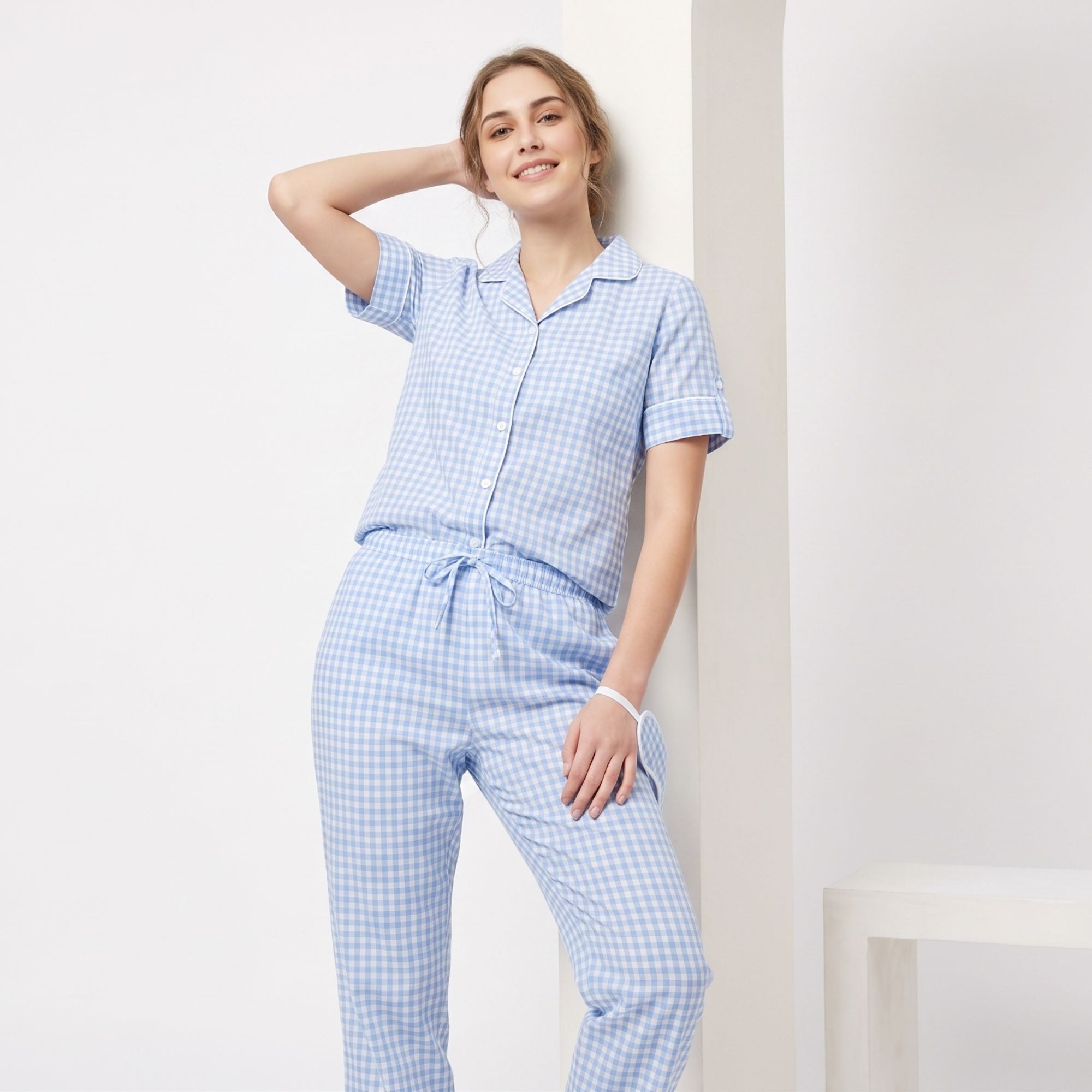 THE HERITAGE SLEEP SET BABY BLUE