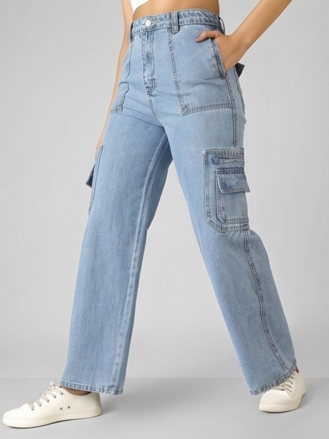 URBAN DRIFT DENIM CARGO PANTS