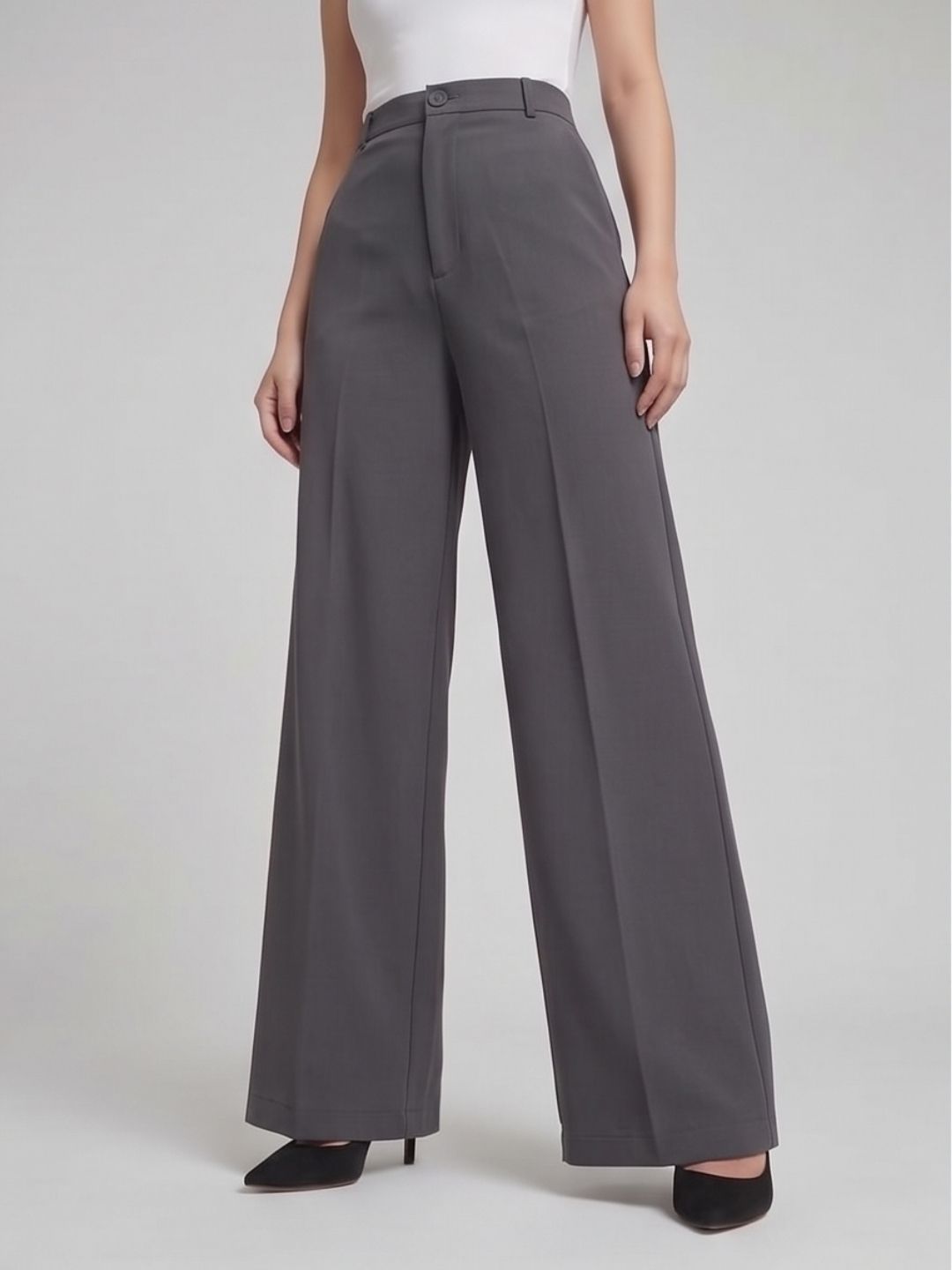 KOREAN WIDE LEG PANTS