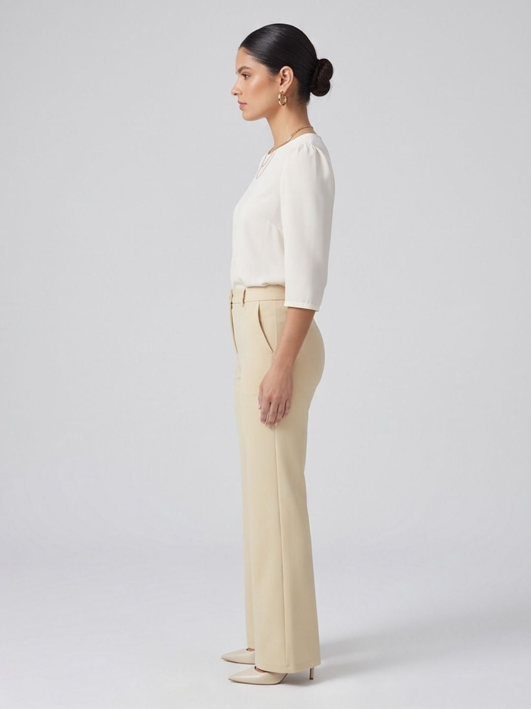 KOREAN WIDE LEG PANTS