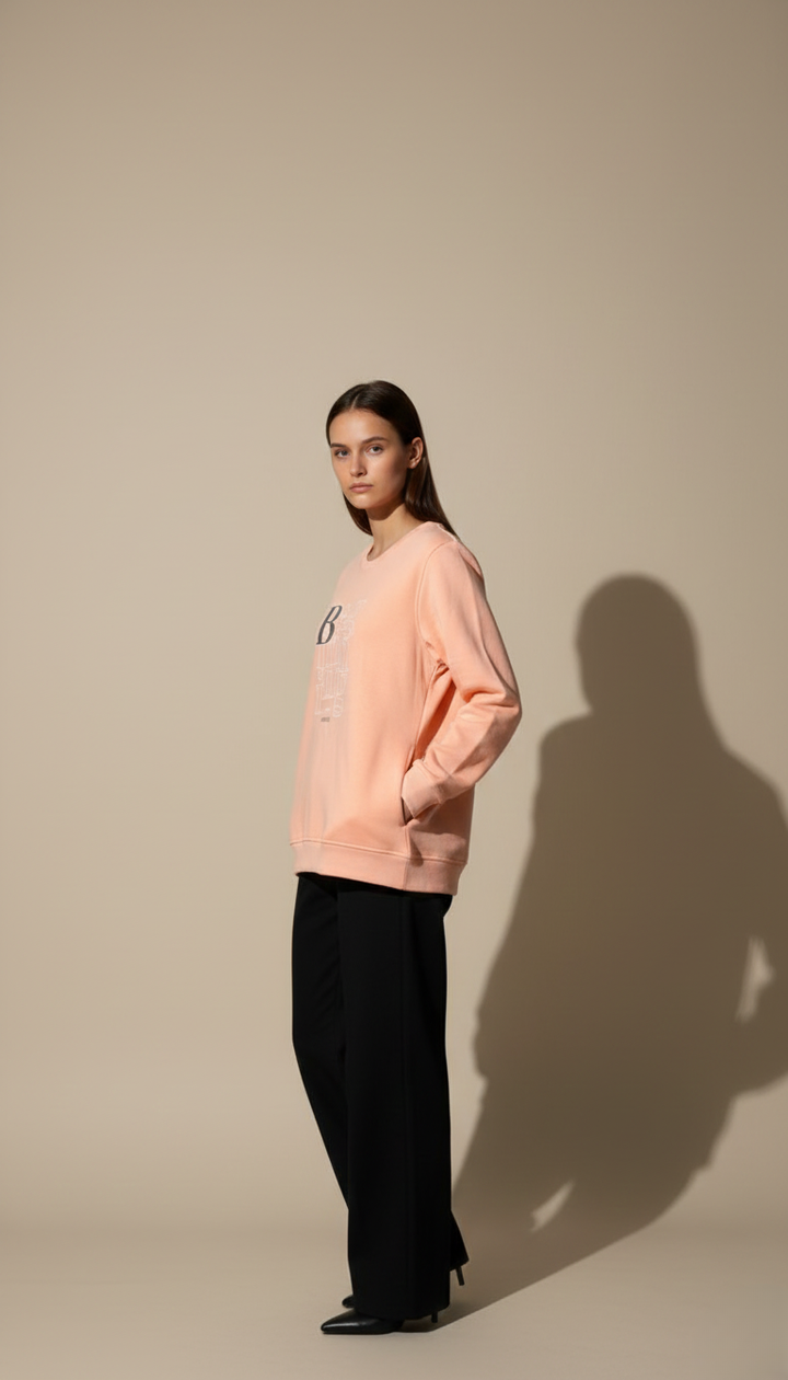Peach Sweatshirt