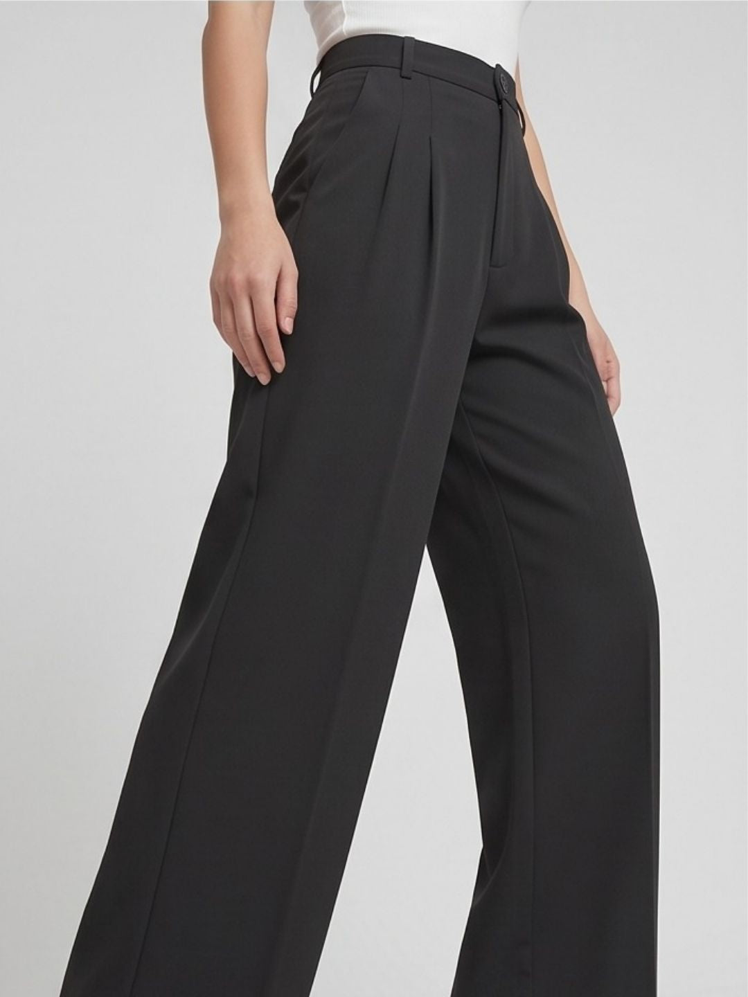 CLASSIC KOREAN DOUBLE PLEATES PANTS