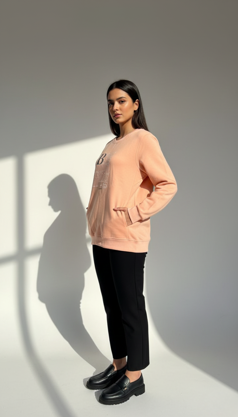 Peach Sweatshirt
