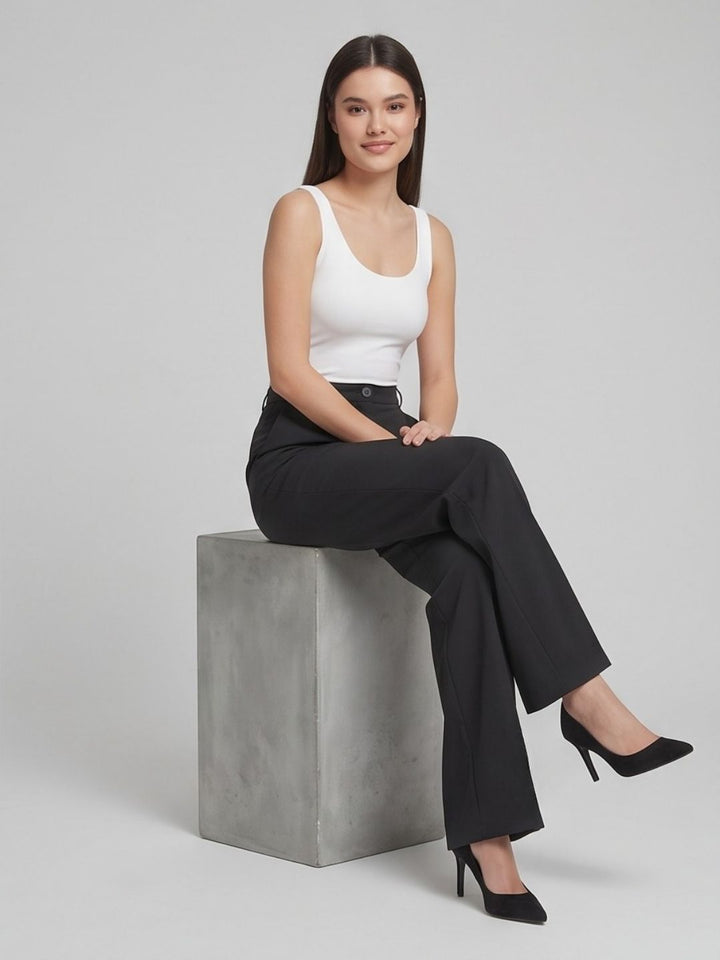 KOREAN WIDE LEG PANTS