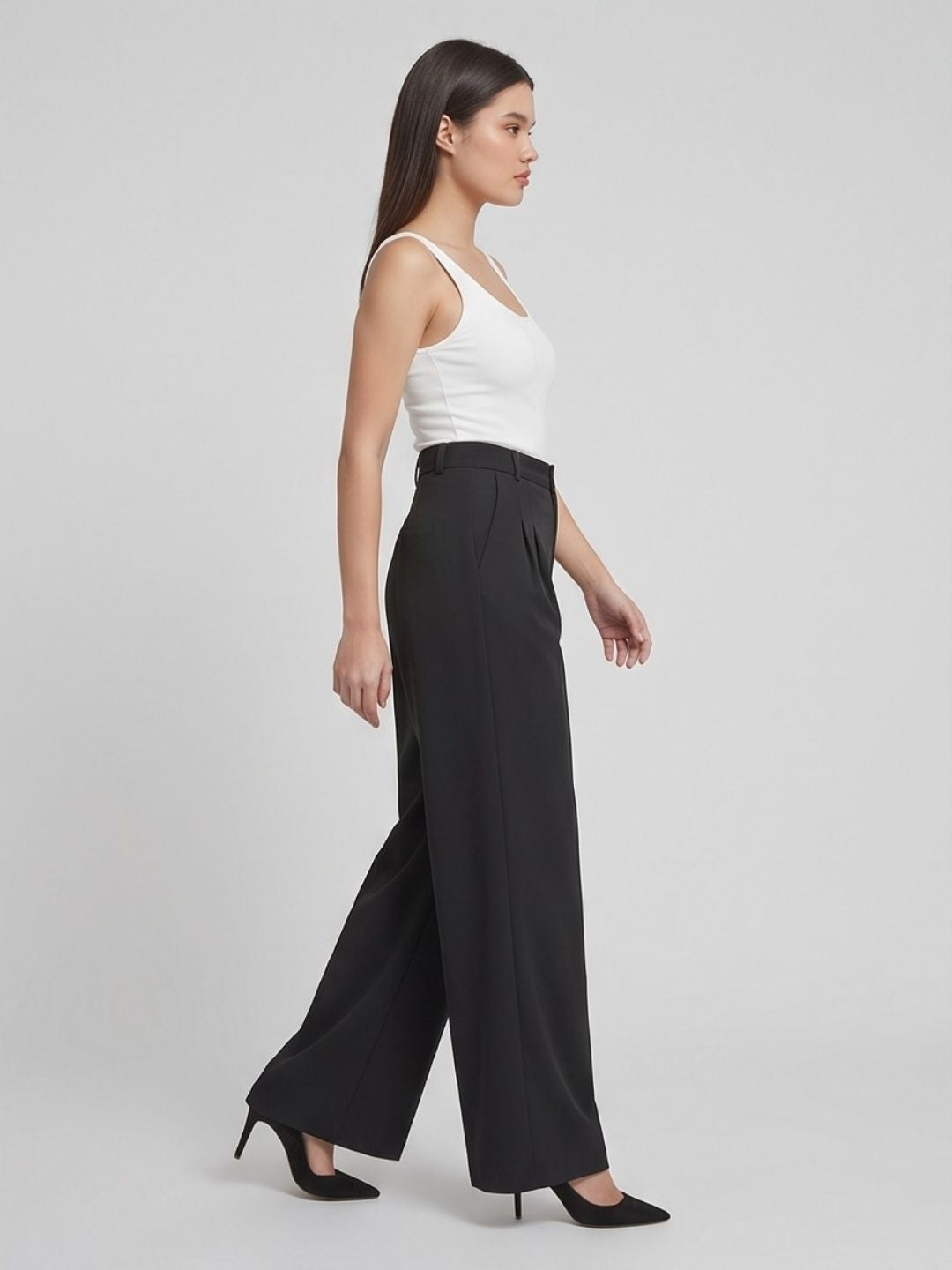 CLASSIC KOREAN DOUBLE PLEATES PANTS