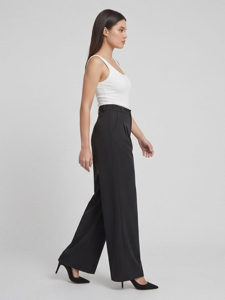 CLASSIC KOREAN DOUBLE PLEATES PANTS